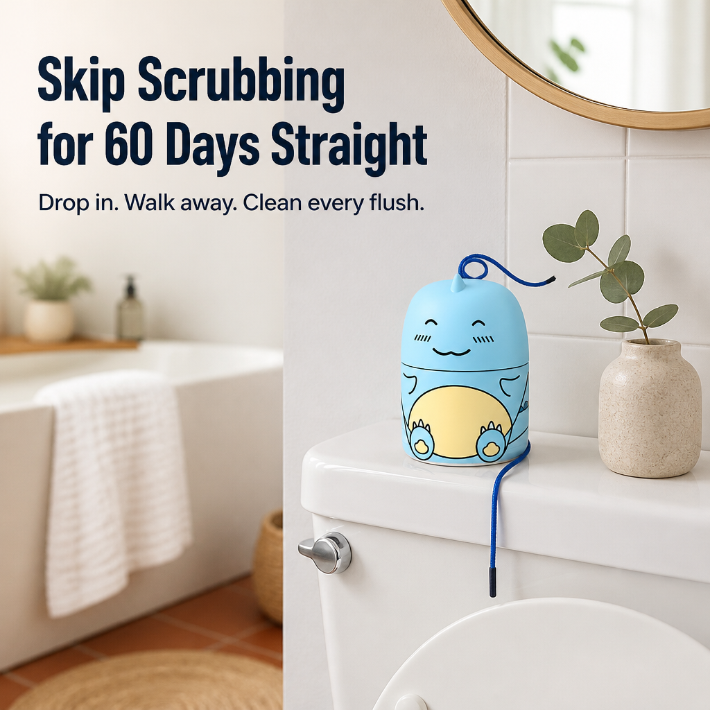 AquaPure™ — Cleans Every Flush for 60 Days, No Stains, No Scrubbing