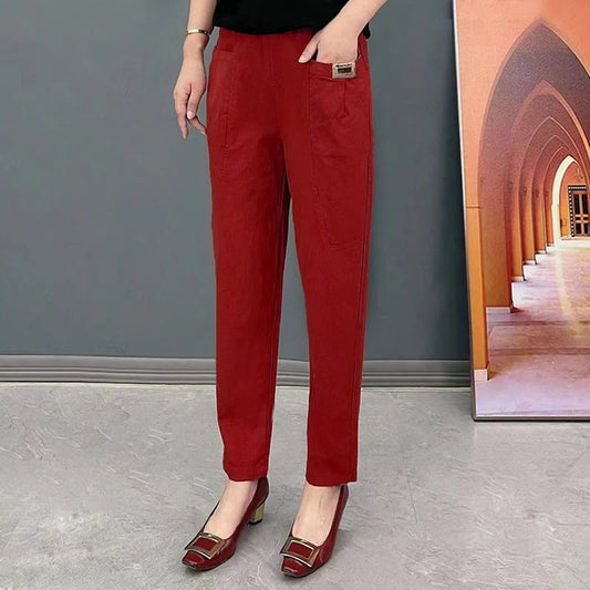 LumoraEase™ Cotton Pants — Feel Unstoppable Comfort That Moves With You All Day