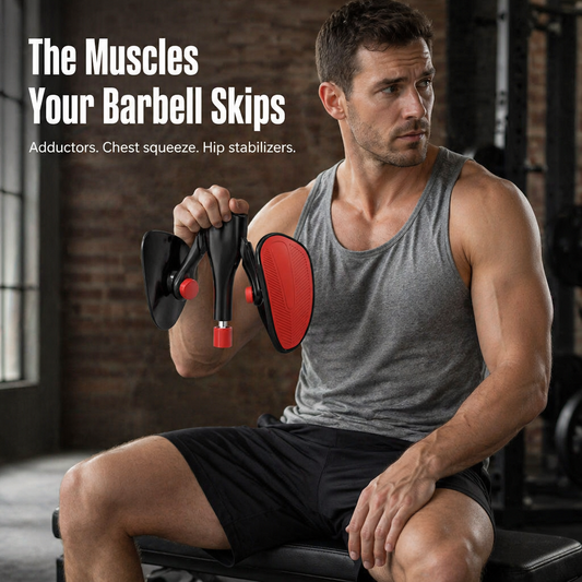 StrongFlex™ — Work Out Adductors, Chest & Core Wherever You Can Sit