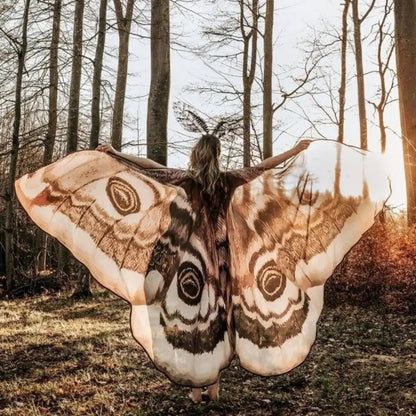 Mystical Cape with Moth Wings