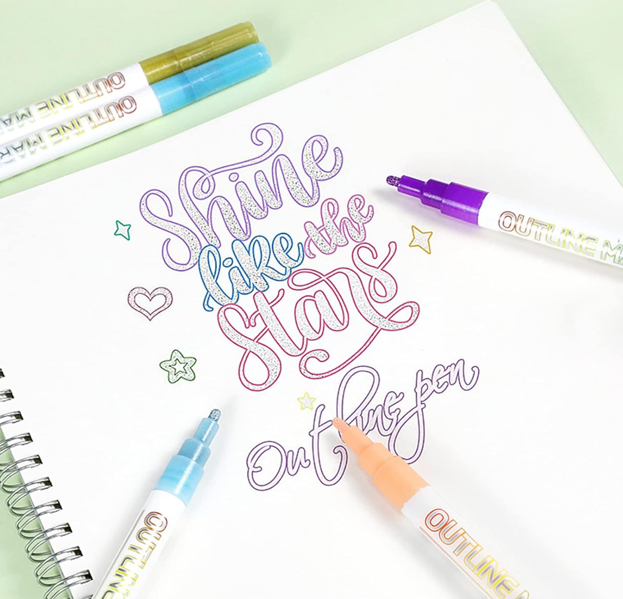 ColorVibe™ Dual-Glow Pen — Ignite Your Creativity with Dazzling Double-Color Brilliance