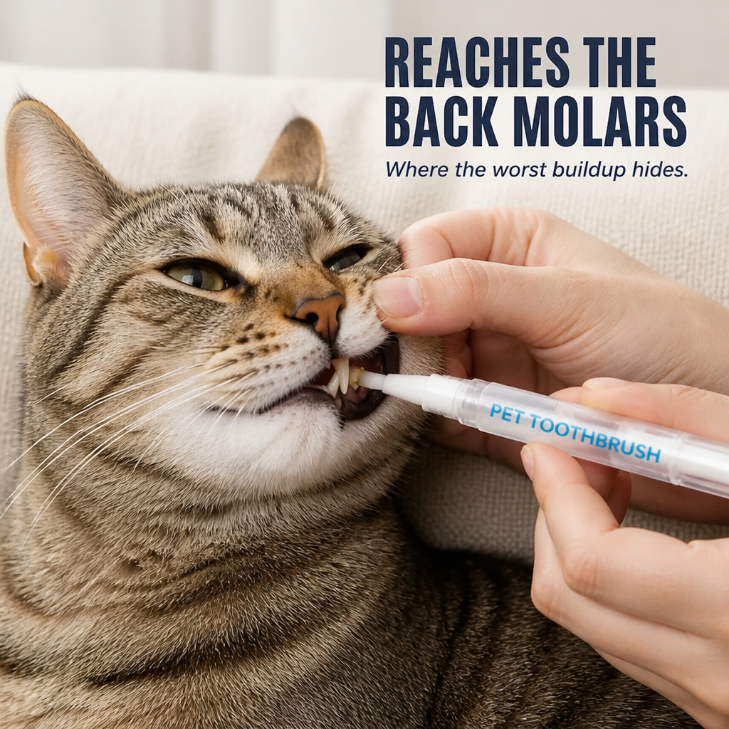 SmilePaw™ — Stop the Brushing Struggle and Remove Tartar in Just 30 Seconds a Day