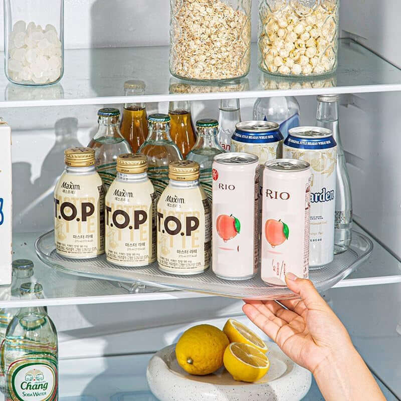Rotating Refrigerator Organizer - Spin, Grab, Done!