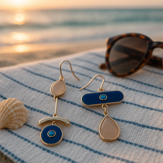 AzureMist™ Earrings — Ignite Your Inner Radiance with Effortless Summer Elegance