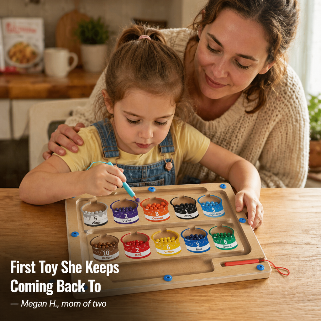 SparkTrail™ Magnetic Maze — Swap Screen Meltdowns for Half an Hour of Engaged Play