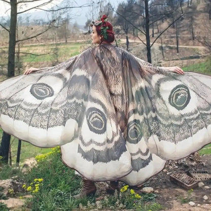 Mystical Cape with Moth Wings