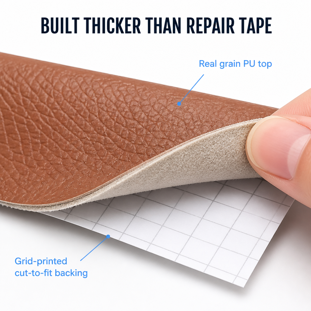 PatchPerfect™ — Conceal Peeling Sofas, Faded Car Seats & Cracked Leather Fast