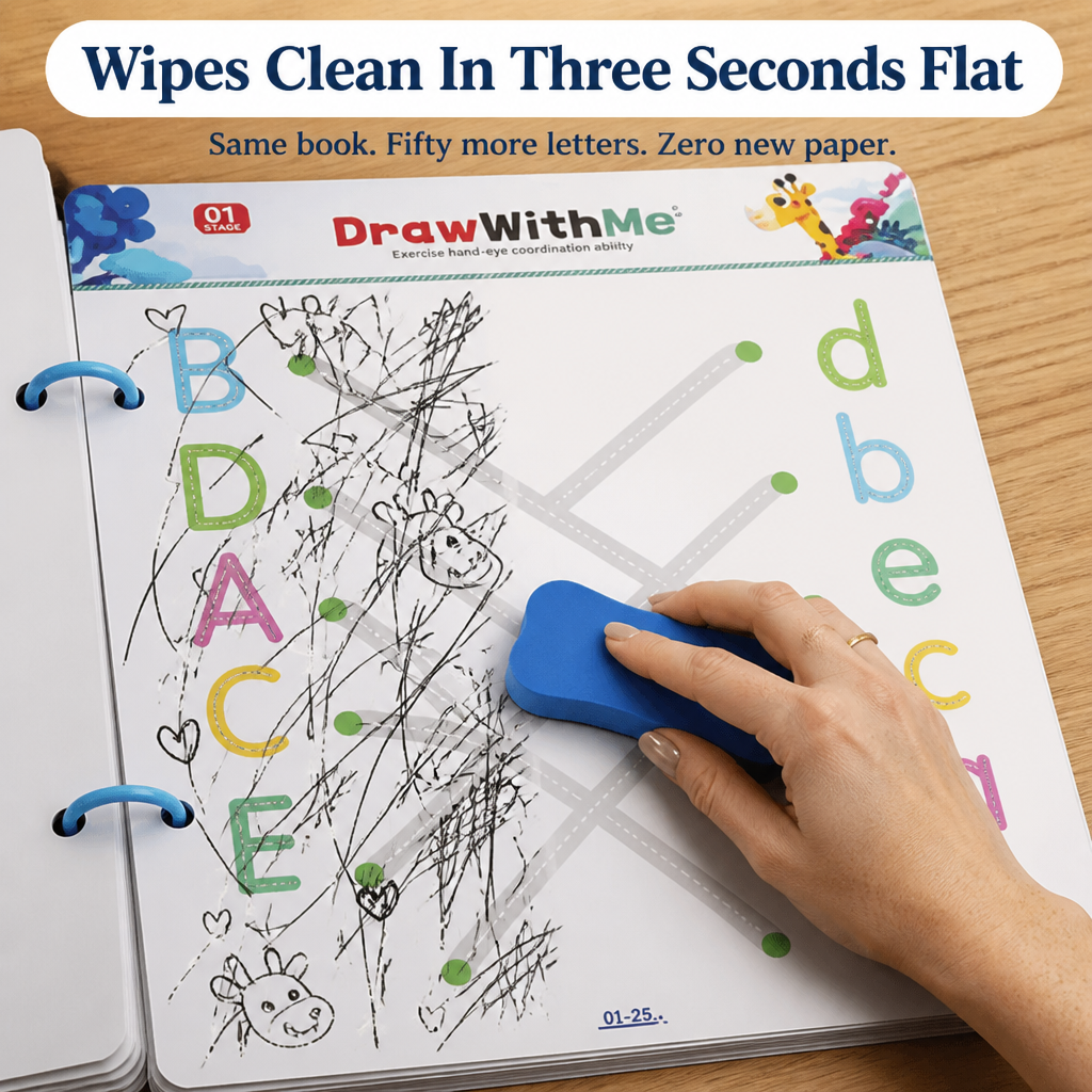 ScribbleRise™ — Swap Tablet Hours for Tracing Time Your Child Wants to Replay