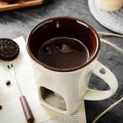 LumaLuxe™ Fondue Mug — Indulge in Silky-Smooth Dips That Soothe Your Soul Instantly