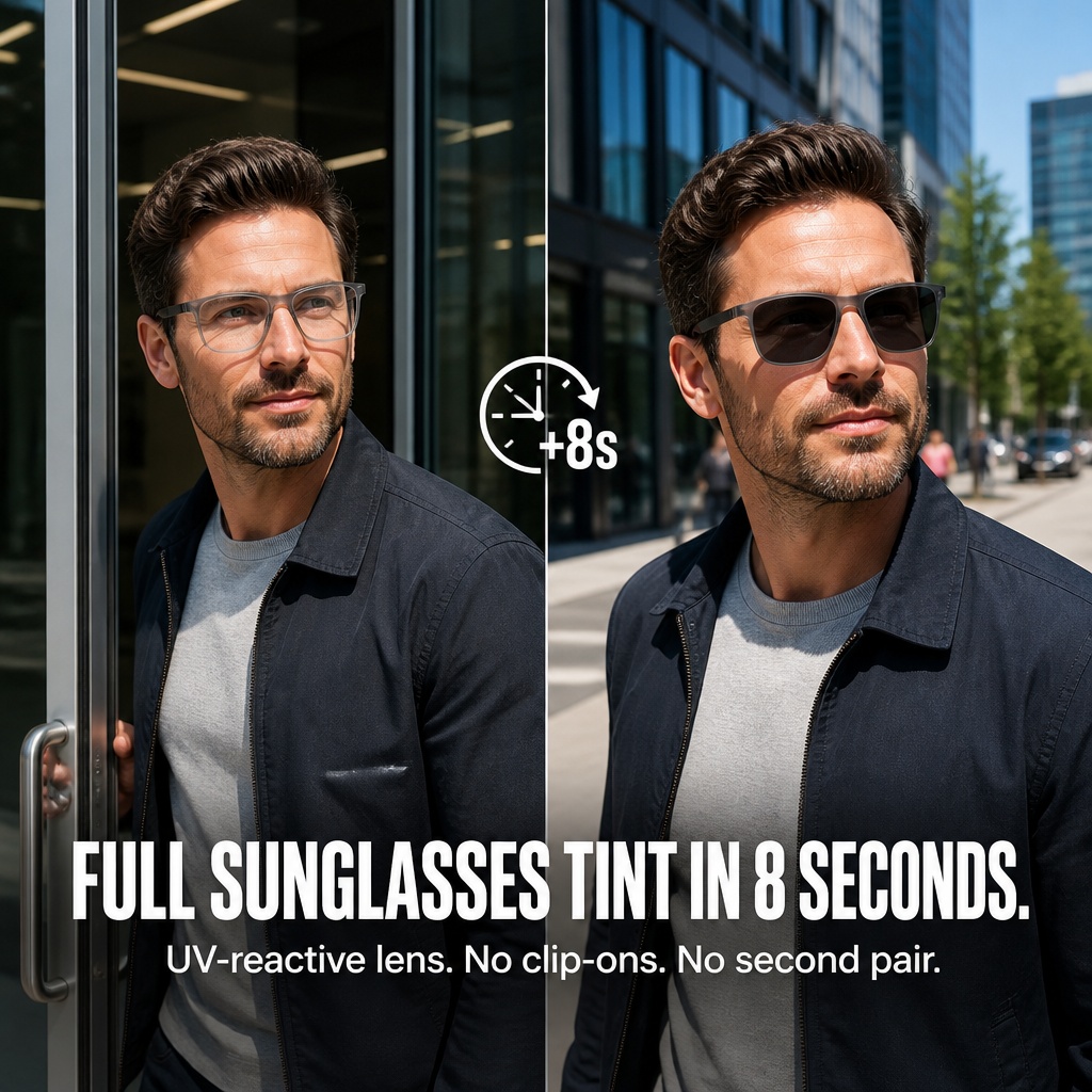 Visionary™ — Reduce Screen Glare Inside and Auto-Dim to Shades Outside