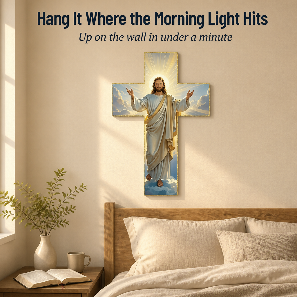 LuminaFaith™ — Hang a Daily Hope Reminder on Your Wall in Minutes