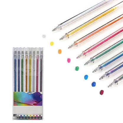 RadianceFlow™ Glitter Gel Pens — Ignite Your Creativity with Smooth, Smudge-Proof Sparkle That Lasts