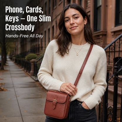 VeroCraft™ — Store Phone, Cards & Everyday Essentials in One Sleek Crossbody