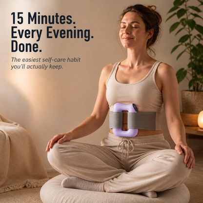 FasciaRoll™ — Ease Persistent Belly Tightness With Just 15 Quiet Minutes Daily