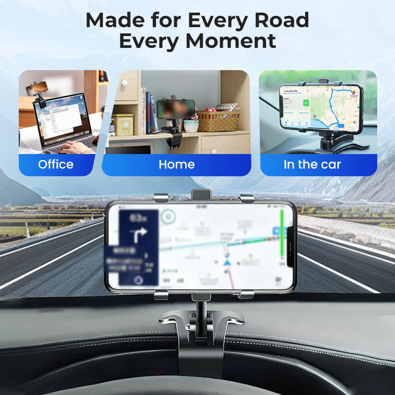 HaloMount™ — Experience Rock-Solid Grip and Effortless Phone Access for Safer, Stress-Free Drives