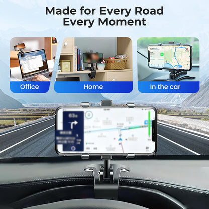 HaloMount™ — Experience Rock-Solid Grip and Effortless Phone Access for Safer, Stress-Free Drives