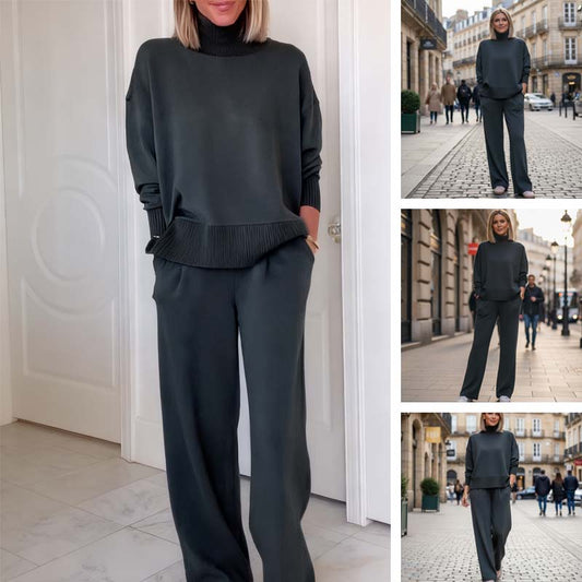 LumaWool™ Knit Turtleneck Set — Experience Cozy Confidence That Transforms Your Every Moment