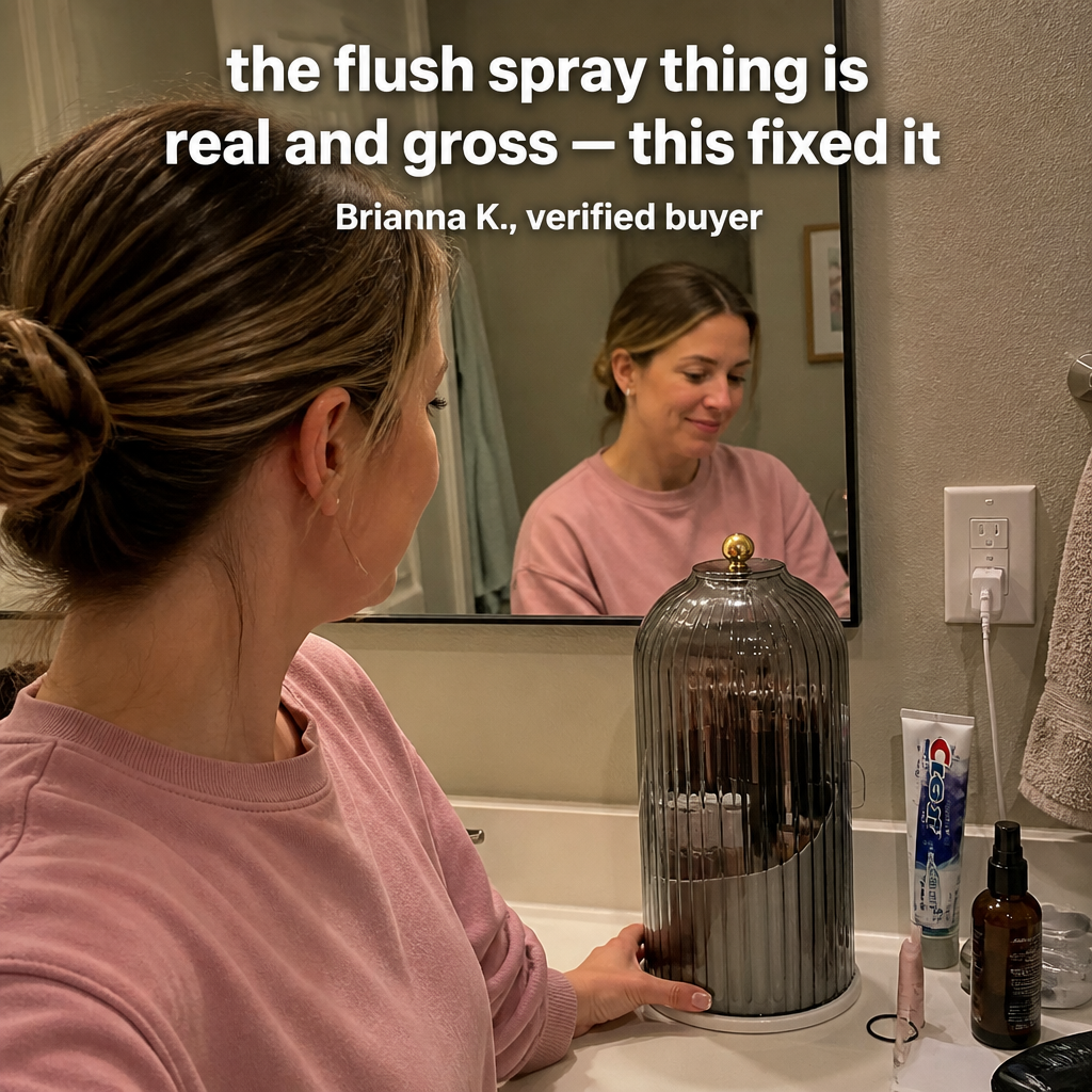 MetroLux™ Brush & Beyond Organizer — Turn Bathroom Mess into Fresh, Clutter-Free Serenity