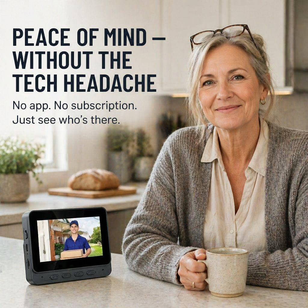 PulseView™ — Check Who’s at Your Door Without Wi-Fi, Apps, or Subscriptions