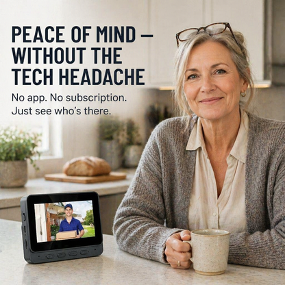 PulseView™ — Check Who’s at Your Door Without Wi-Fi, Apps, or Subscriptions