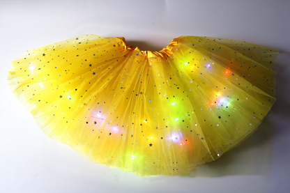 GlintWhirl™ LED Tutu Skirt — Light Up Every Step with Featherlight Comfort and Unstoppable Sparkle