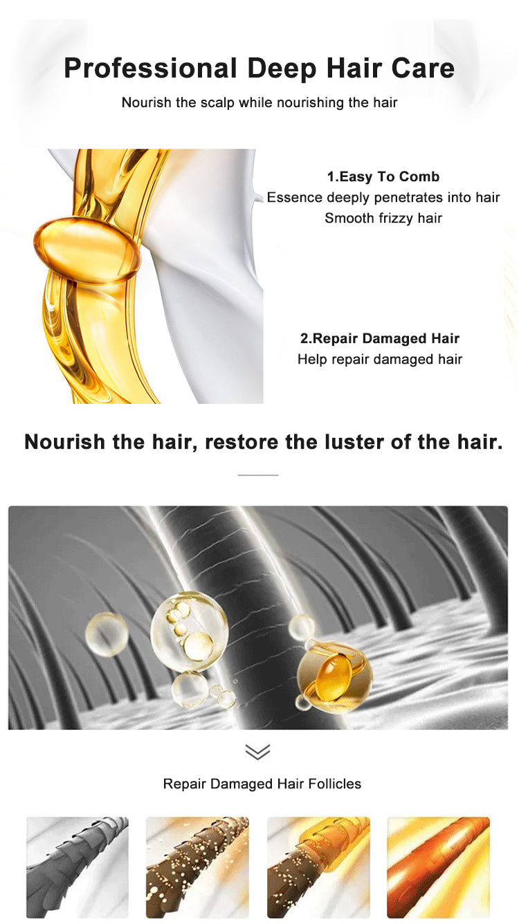 1+1 Free | Yanjiayi™ - Natural Yeme Extract Hair Serum for Healthy, Shiny Hair Care!