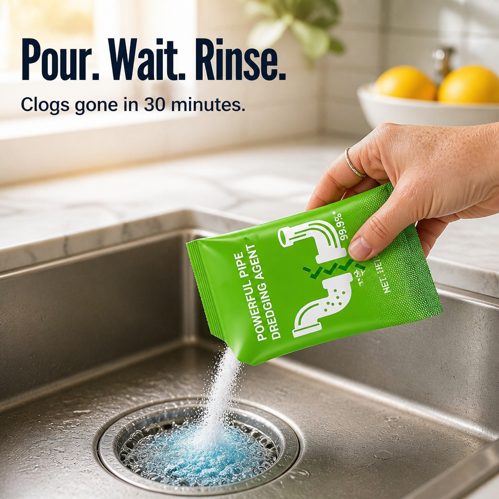 BreezeMaxPro™ — Break Down Tough Drain Blockages and Eliminate Foul Odors