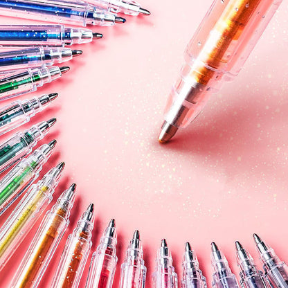 RadianceFlow™ Glitter Gel Pens — Ignite Your Creativity with Smooth, Smudge-Proof Sparkle That Lasts