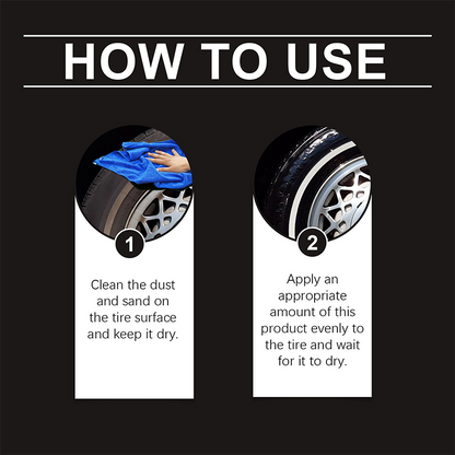 VeloLuxe™ Tire Elixir — Ignite Deep, Lasting Black Shine That Commands Every Road