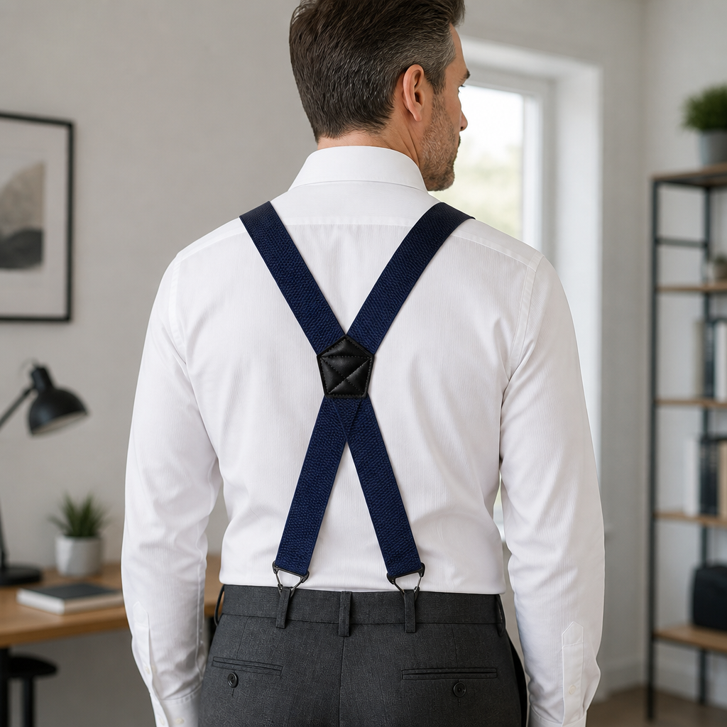 IronMark™ – Rugged Belt-Loop Suspenders Featuring Carabiner Hook Clips