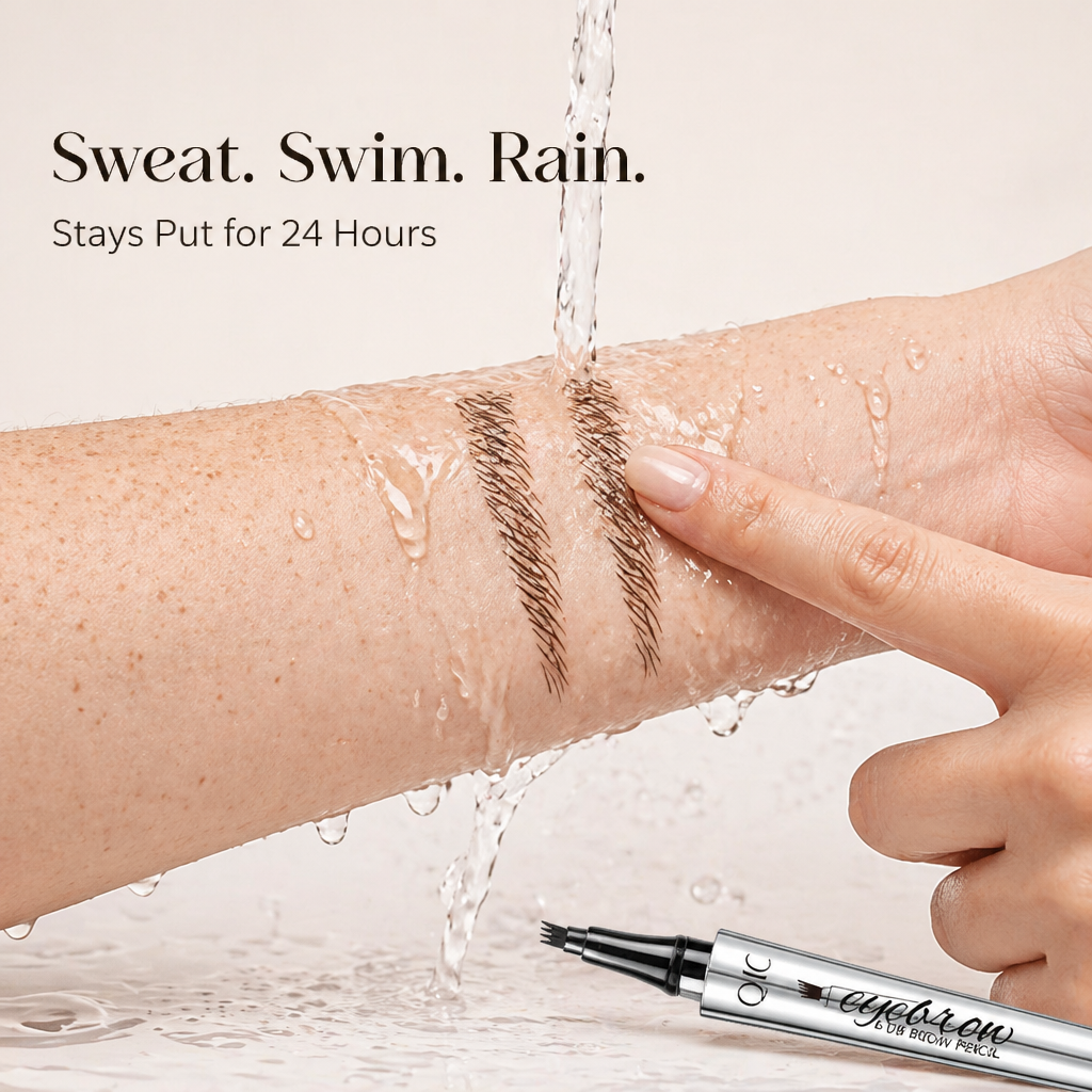 BrowLuxe™ — Create Hair-Like Brows in 60 Seconds Using 4-Prong Microblade Tip