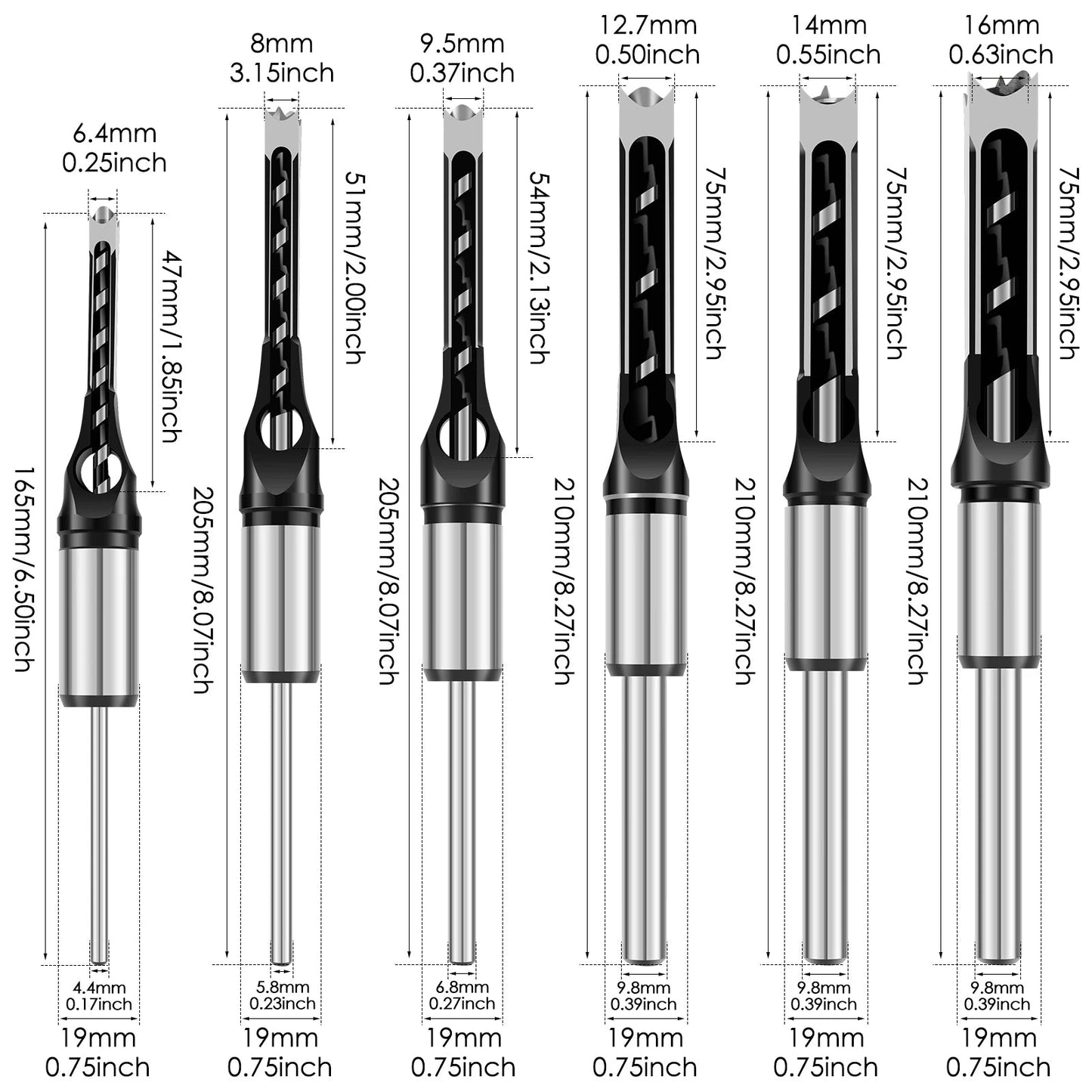 PRECIZO™ Chisel and Adapter Set