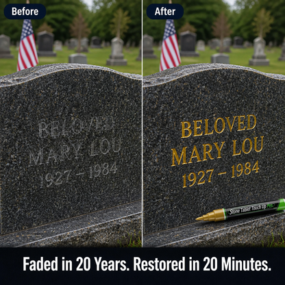 StoneVibe™ — Restore Worn Memorial Names to Crisp, Weather-Resistant Definition