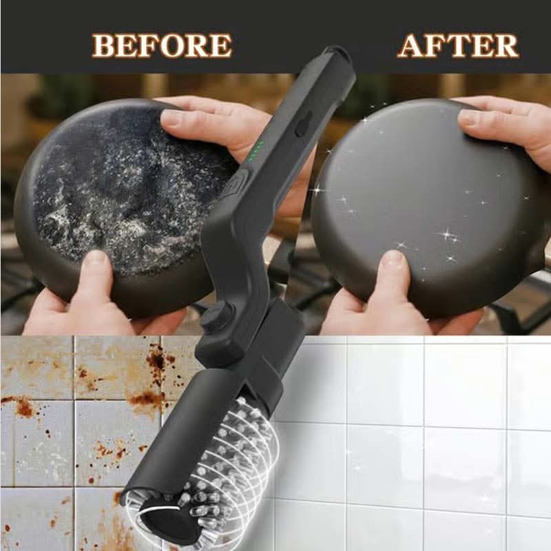 EmberShine™ — Power Through Grill Grime with Effortless, Wrist-Saving Cleanups