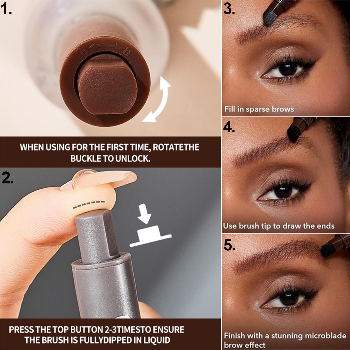 1+1 FREE | BrowBliss | 3D eyebrow liner