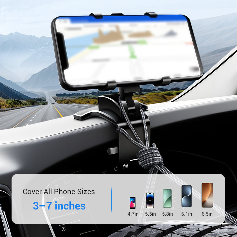 HaloMount™ — Experience Rock-Solid Grip and Effortless Phone Access for Safer, Stress-Free Drives