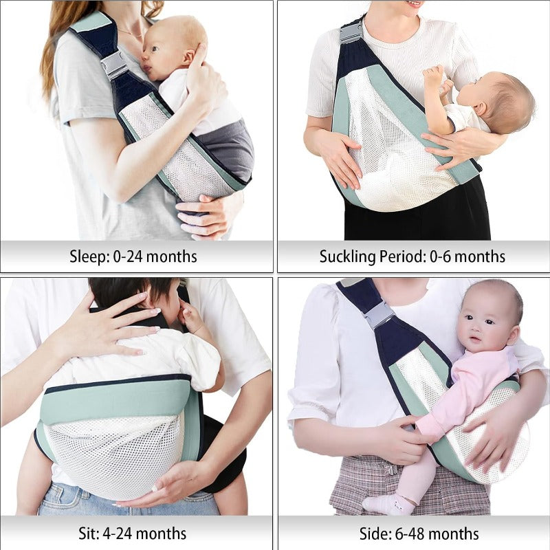 BreezlyNest™ — Effortless Comfort That Keeps You Cool and Your Baby Close All Day