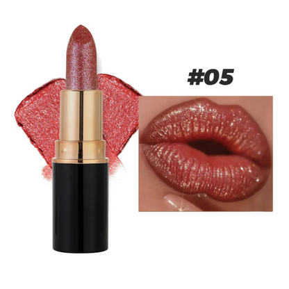 LuxeLure™ Metallic Lip Color — Drench Your Lips in 24-Hour Shine and Silky Comfort That Never Fades