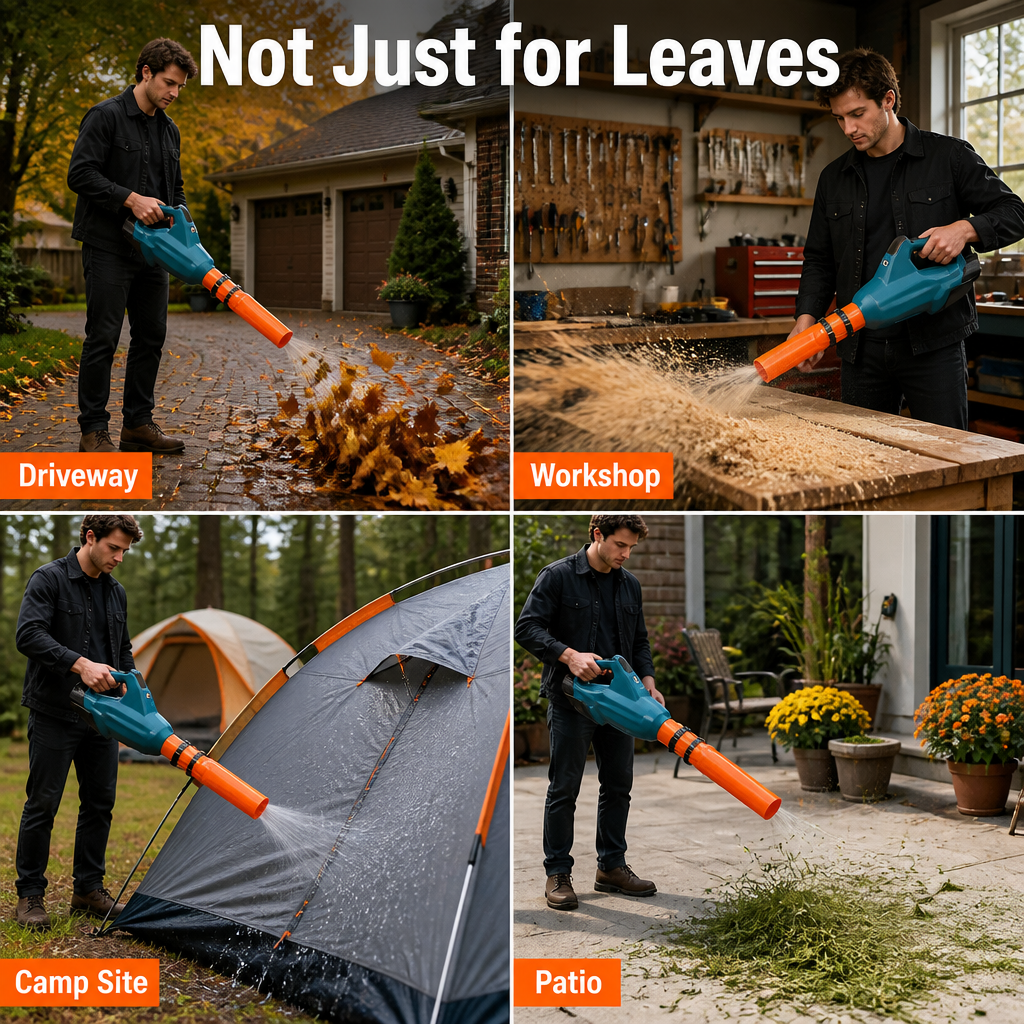 TurboBreeze™ — Boost Your Blower's Airflow Twofold and Clear Leaves in Half the Time