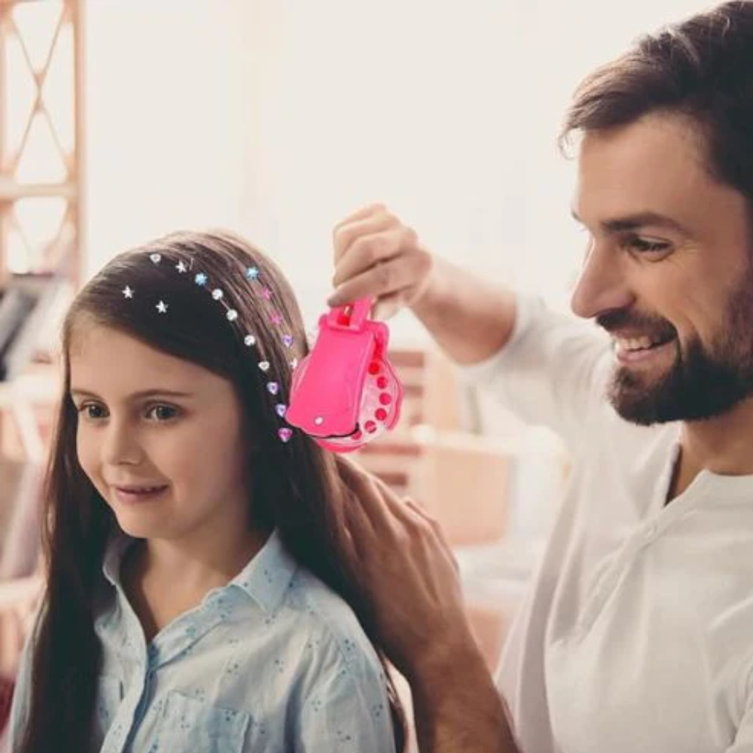 LumiFrost™ Hair Gem Setter — Sparkle Boldly Without Damage or Mess