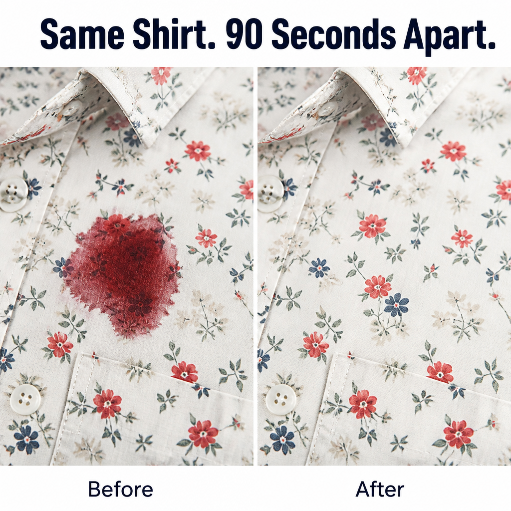 ReviveMist™ — Remove Set-In Stains from Silk, Cotton, and Wool Instantly