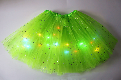 GlintWhirl™ LED Tutu Skirt — Light Up Every Step with Featherlight Comfort and Unstoppable Sparkle