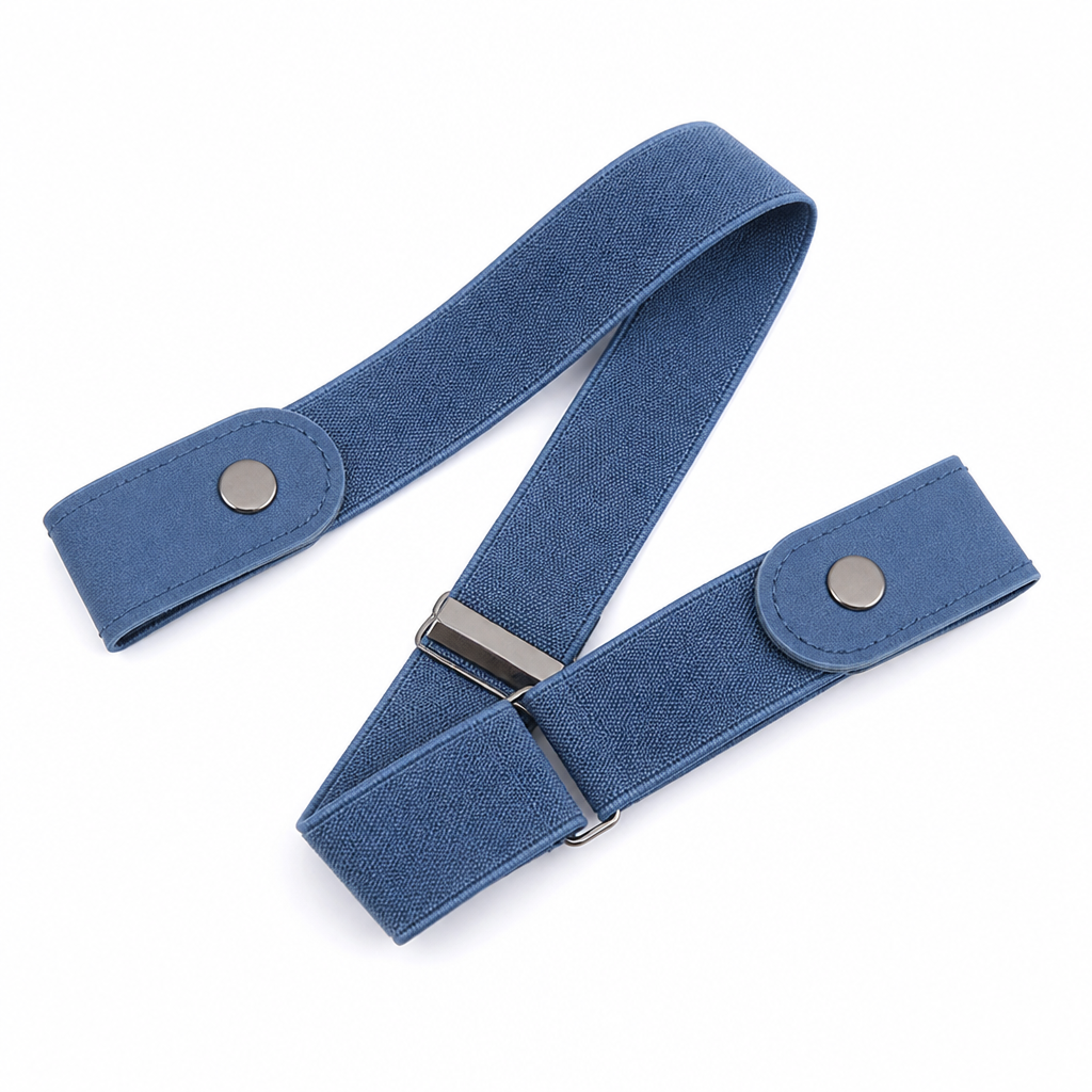 FlexiStride™ – Snapless Stretch Belt with Hidden Closure