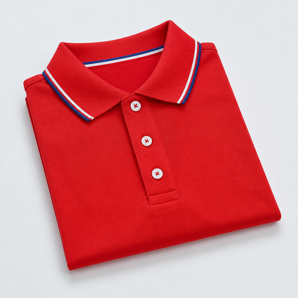 ValorCore™ – Classic Polo Shirt Set, Wrinkle-Resistant with Signature Striped Collar