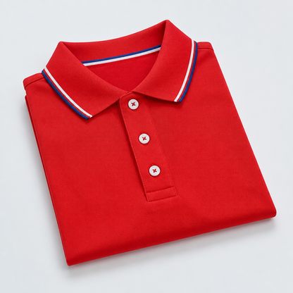 ValorCore™ – Classic Polo Shirt Set, Wrinkle-Resistant with Signature Striped Collar