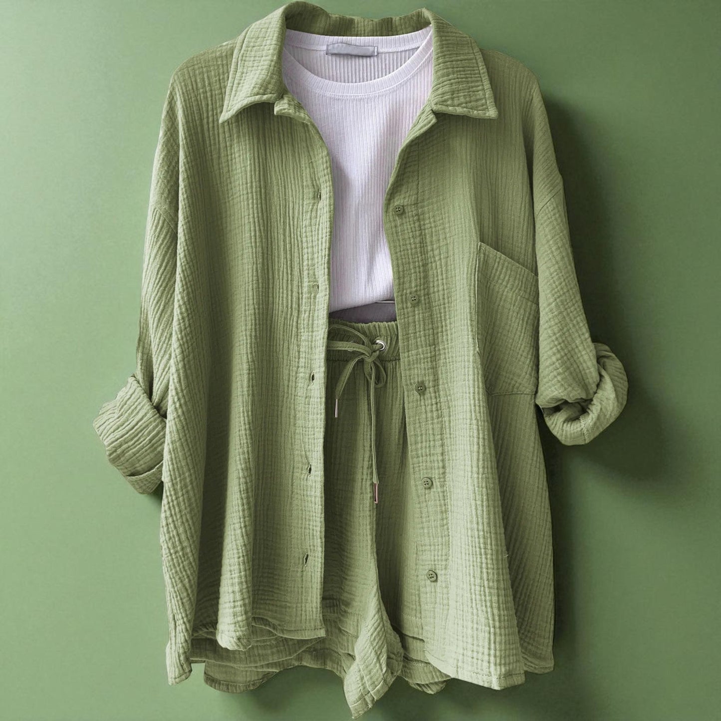 BreezeLuxe™ Two-Piece Set — Wrap Yourself in All-Day Softness and Effortless Freedom