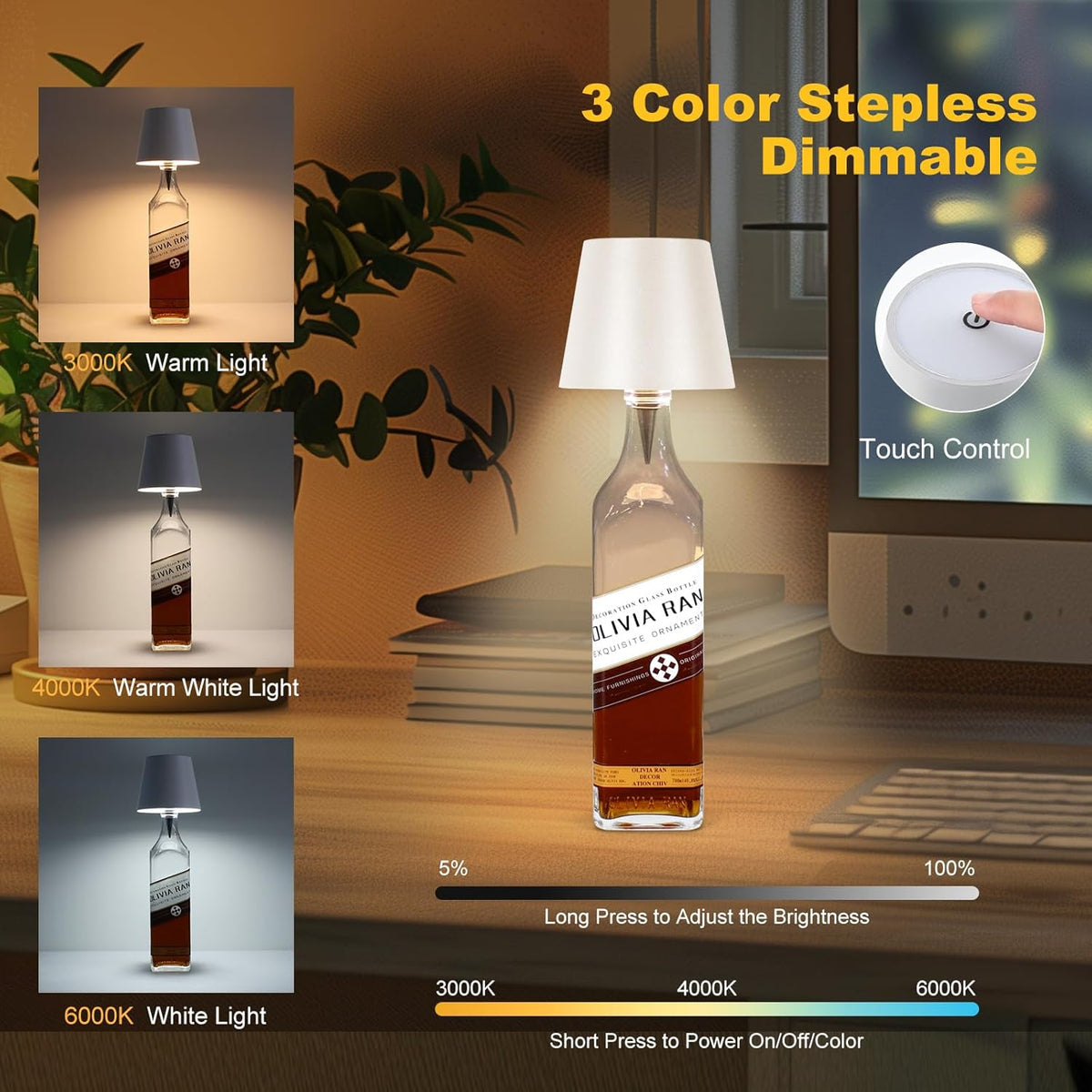 GlowBreeze™ — Ignite Your Mood Anywhere with Stunning, Portable Bottle Light