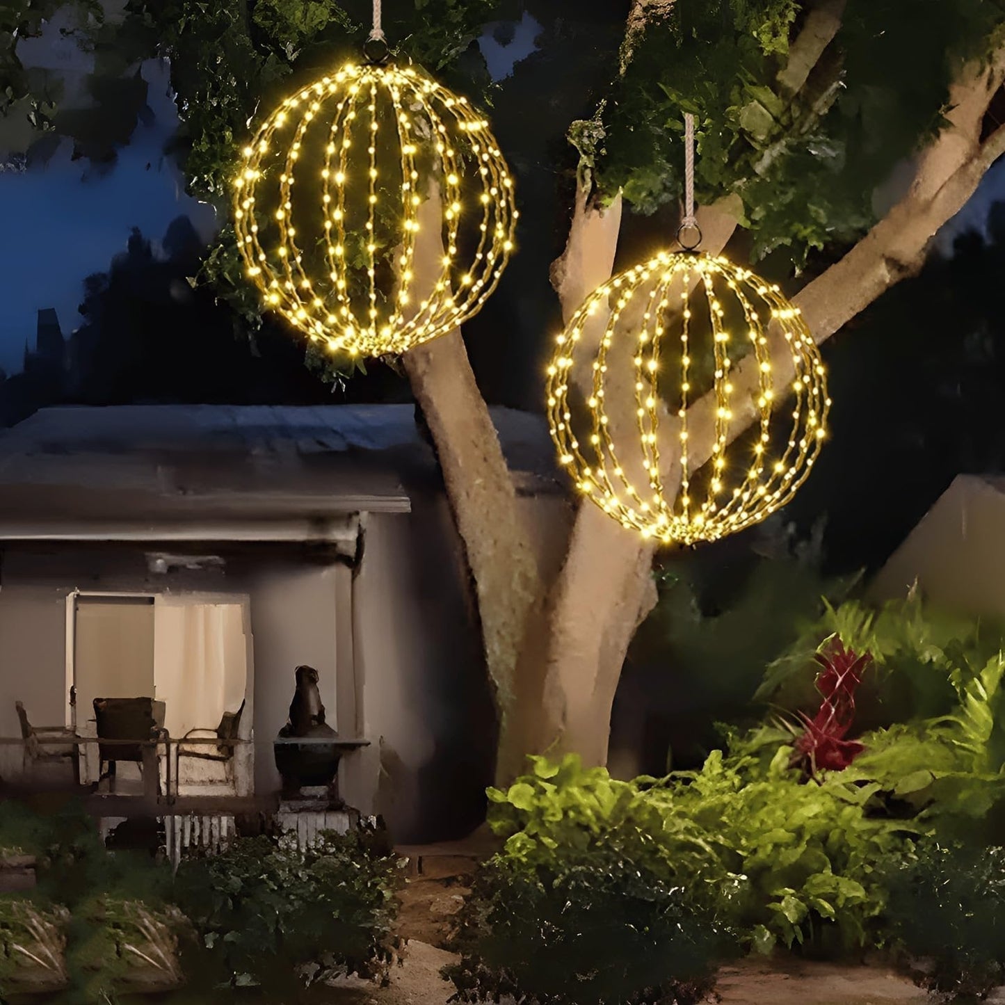 LumoGlow — Warm White LED Light Balls for Indoor & Outdoor Use