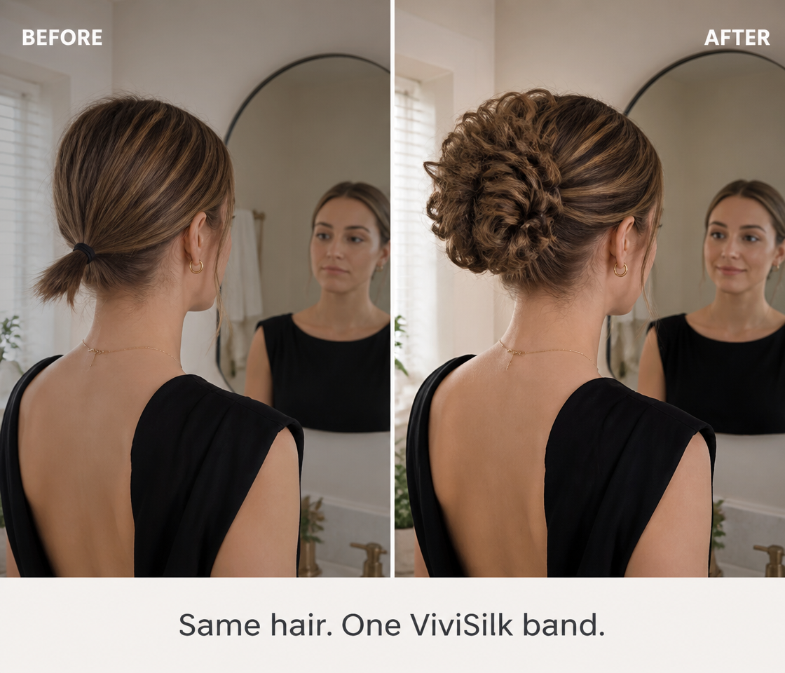ViviSilk™ — Twist, Wrap & Style a Perfect Messy Bun in 60 Seconds