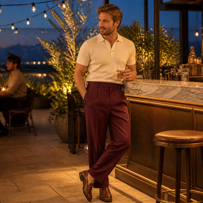 Roven™ – Custom Wide-Leg Men’s Pants Featuring Deep Angled Pockets